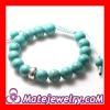 Handmade Style Nialaya Charm Bracelet Turquoise and Sterling Silver Beads