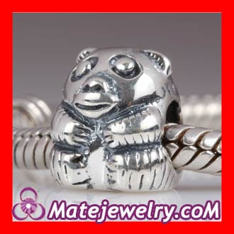 925 Sterling Silver Animal charms Pandas panda charm Beads