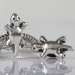 sterling silver gecko charm