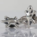 sterling silver gecko charm