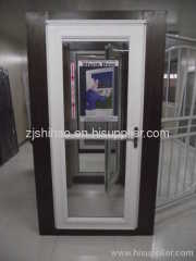 Entry door glass inserts