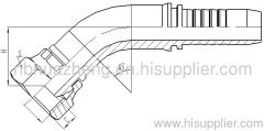 45° Metric Female Multiseal