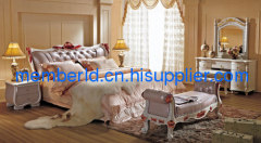 genuine leather bed fabric bed softbed furniture