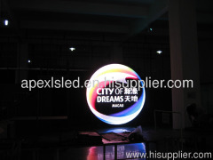 360 degree round led display outdoor
