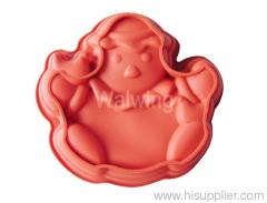 silicone cake mold in jackstraw shape