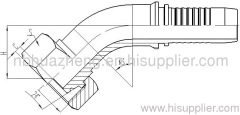 45° O-ring Metric Female24° Cone Seal H.T.