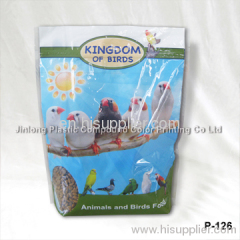 stand up bird food bag