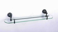 glass shelf Dresser black color