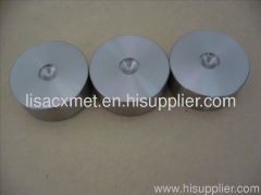 dia104.8*16mm machined glass sputtering coating titanium target