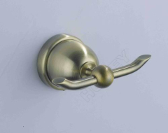 single bathroom hooks in bronze color