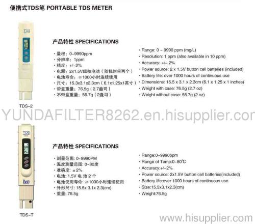 Portable TDS Meter