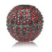 CZ shamballa beads Crystal