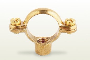 brass bsp pipe clips brass backplate