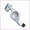 A/V Retractable Cable for iPod to USB A/M