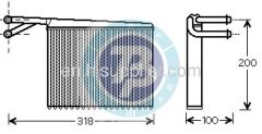 replacement part Heat exchanger interior heatings