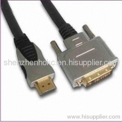 High-quality 5m HDMI to 1080p DVI Cable