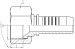 Metric Female 74°Cone Seat Seal