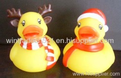 Christmas santa duck holiday toy