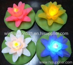 Holiday Floating & Flashing Lotus Flower Decoration