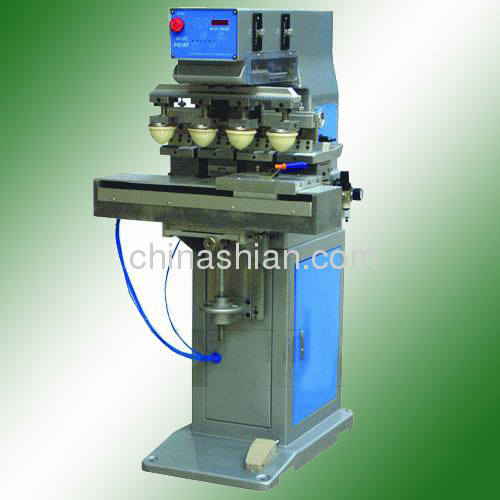 four color pad printing machine with shuttle