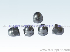 Hexagon domed cap nuts, DIN1587, Hex domed cap nuts