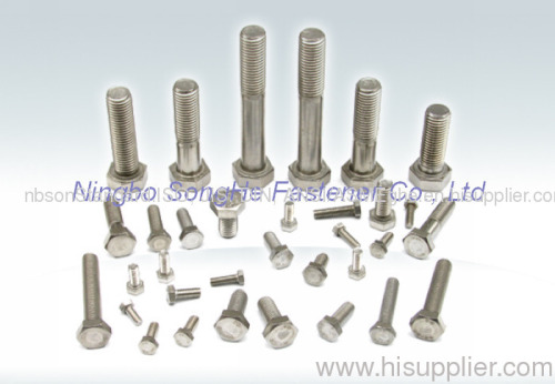 Hexagon head bolt DIN933 DIN931 ISO4017 ISO4014 Hex bolts