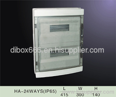 plastic waterproof distribution box ip65,