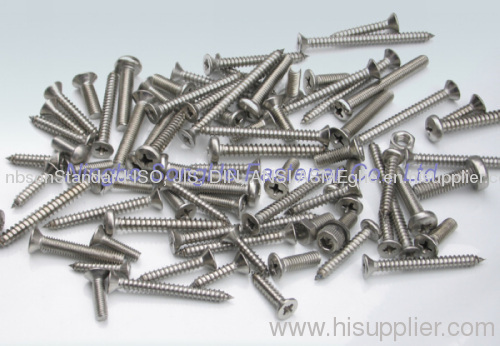 Self tapping screws, DIN7981, DIN7982, tapping screws