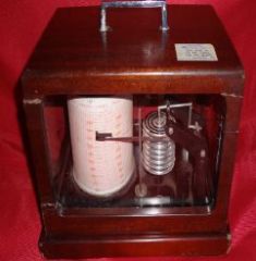 Wooden Barograph