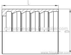 No-Skive Ferrule for SAE 100R1AT/EN 853 1SN Hose