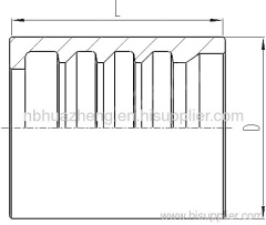 Skive Ferrule for SAE 100R1A/EN 853 1ST Hose