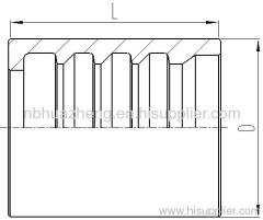 Skive Ferrule for SAE 100R2A/EN 853 2ST Hose