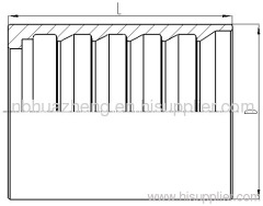 Skive Ferrule for 4SH,R12/32 Hose