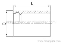 No-Skive Ferrule for TEFLON Hose