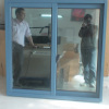 Double glazed glass aluminum frame windows