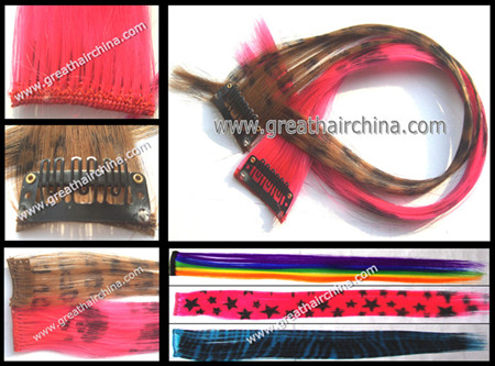 Fashion Clip In Feather Hair Extension