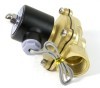 2 Position 2 Way Water Fluid Control Solenoid Valve Brass