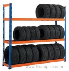 steel tyre rack for tires storage