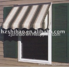 Double glazed glass aluminum window awnings