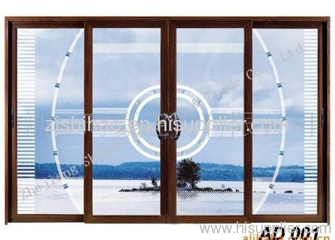 Aluminum sliding door