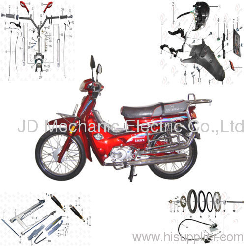 LIFAN DY110 moped cub parts