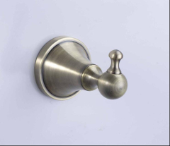 Bronze bathroom single hooks