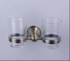 Bronze Double tumber glass holder