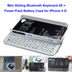 Sliding Wireless Keyboard for iPhone4/4s
