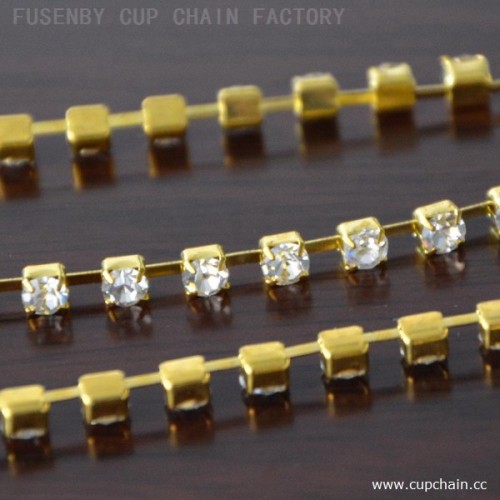 Strass/Crystal/Rhinestone Cup Chain, Available in Different Sizes