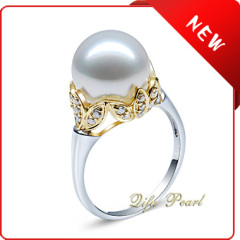 18k southsea pearl ring