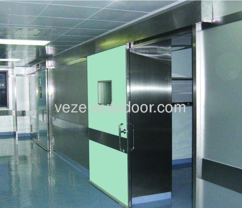 Automatic hermetic sliding door