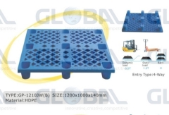 Euro standard single deck plastic pallet, Light duty plastic pallets