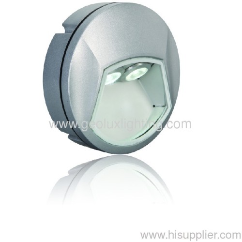 2*1W IP54 recessed wall lamp
