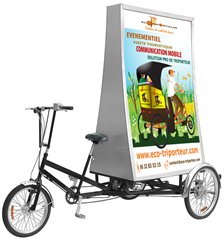 Electric bike for advertising